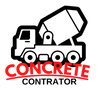 black concrete truck logo